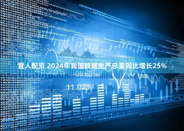 宜人配资 2024年我国数据生产总量同比增长25%