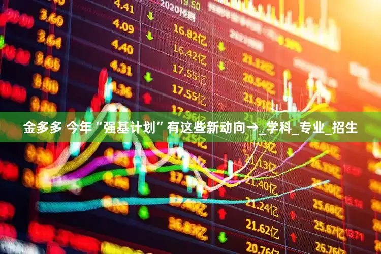 金多多 今年“强基计划”有这些新动向→_学科_专业_招生