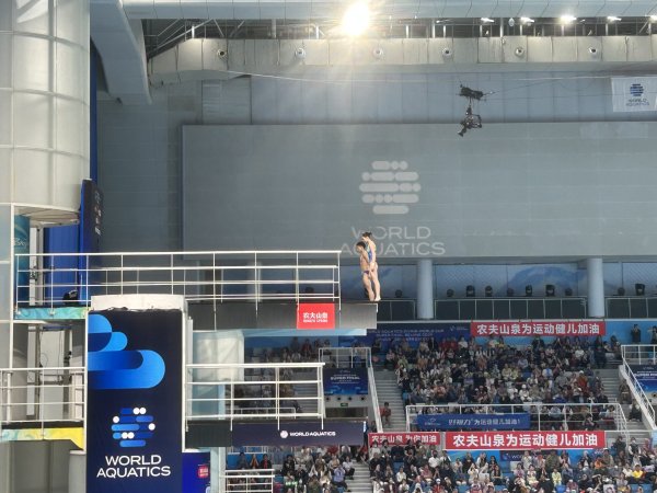 一鼎盈 混合团体夺冠 中国跳水队世界杯总决赛首日包揽五金